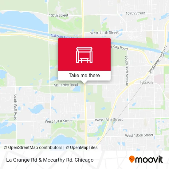 La Grange Rd & Mccarthy Rd map