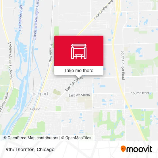 9th/Thornton map
