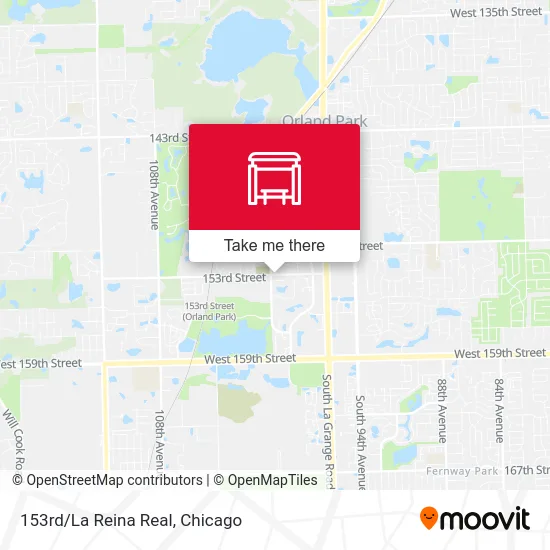 153rd/La Reina Real map