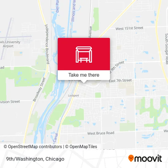 9th/Washington map