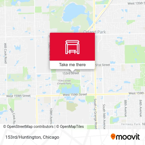 153rd/Huntington map
