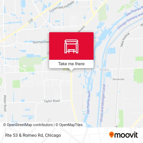 Mapa de Rte 53 & Romeo Rd