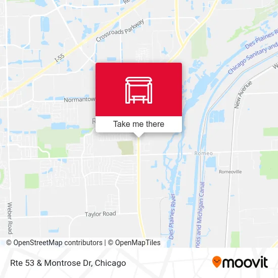 Mapa de Rte 53 & Montrose Dr