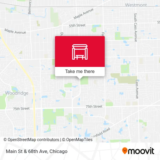 Main St & 68th Ave map