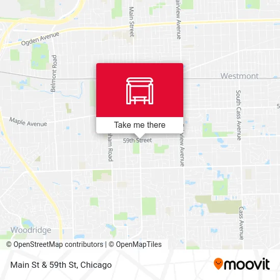 Main St & 59th St map