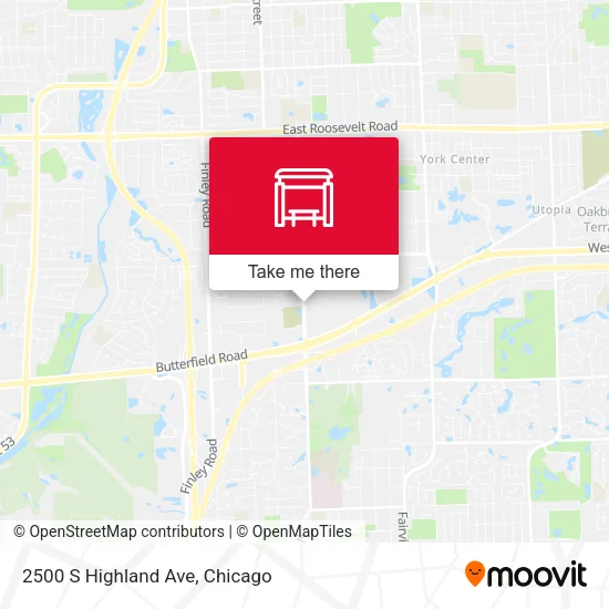 2500 S Highland Ave map