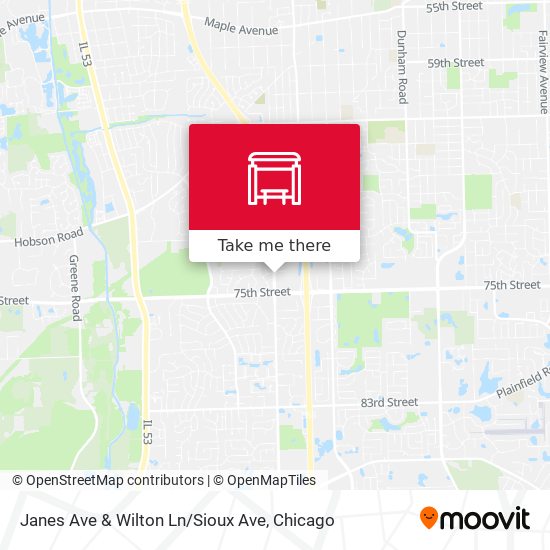 Mapa de Janes Ave & Wilton Ln / Sioux Ave