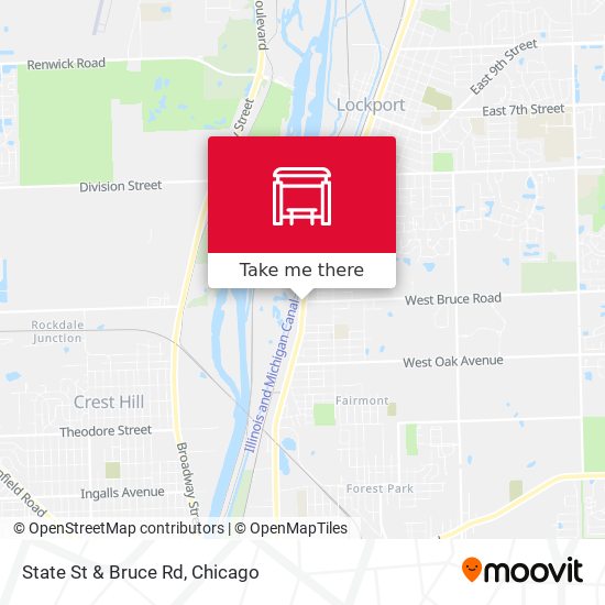 Mapa de State St & Bruce Rd