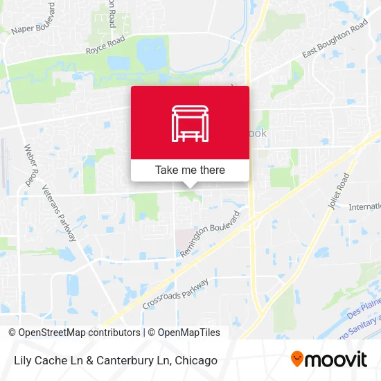 Mapa de Lily Cache Ln & Canterbury Ln