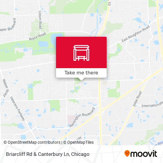 Briarcliff Rd & Canterbury Ln map