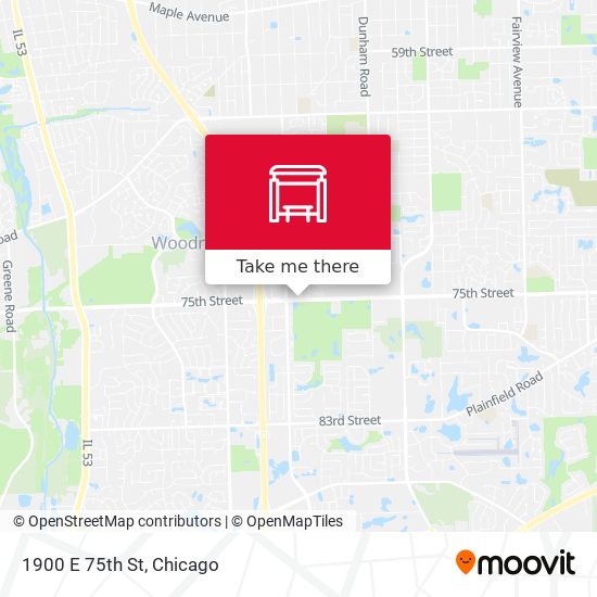 Mapa de 1900 E 75th St
