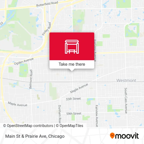 Main St & Prairie Ave map