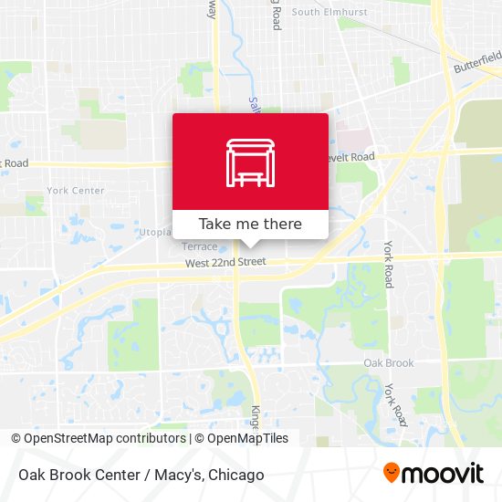 Oak Brook Center / Macy's map