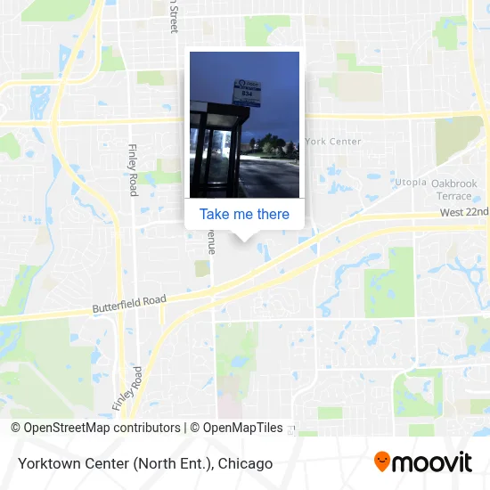 Yorktown Center (North Ent.) map