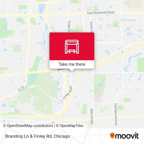 Branding Ln & Finley Rd map