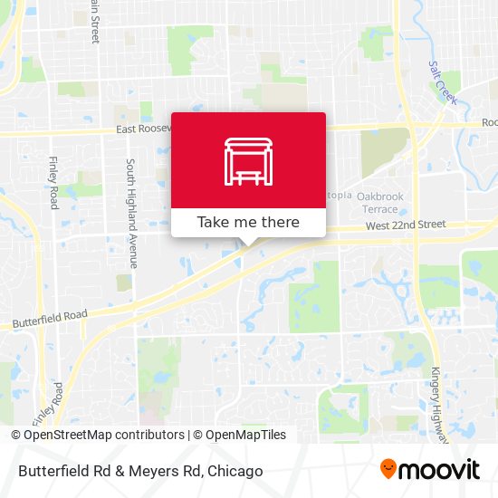 Butterfield Rd & Meyers Rd map