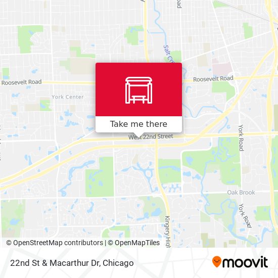 22nd St & Macarthur Dr map