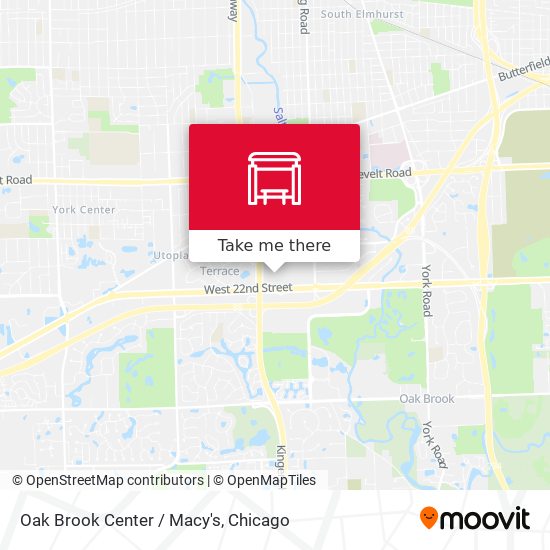 Mapa de Oak Brook Center / Macy's