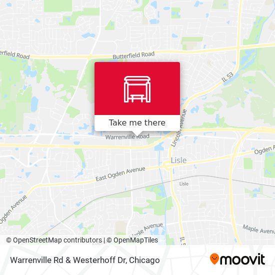 Mapa de Warrenville Rd & Westerhoff Dr