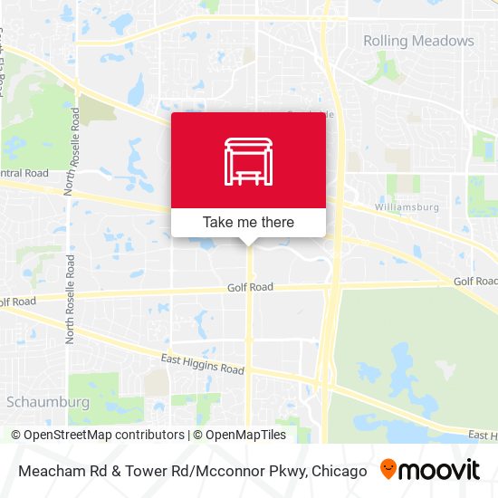 Mapa de Meacham Rd & Tower Rd / Mcconnor Pkwy