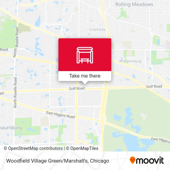 Mapa de Woodfield Village Green / Marshall's