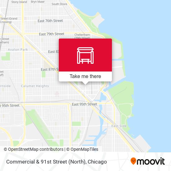 Commercial & 91st Street (North) map