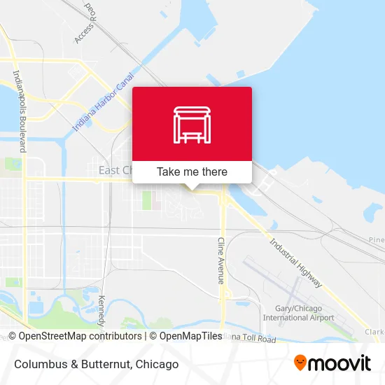 Columbus & Butternut map