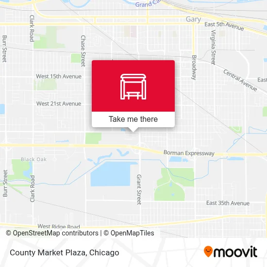 County Market Plaza map