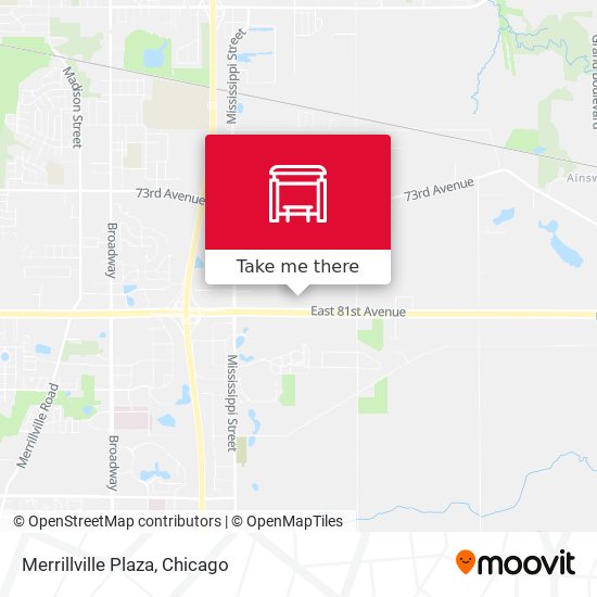 Merrillville Plaza map