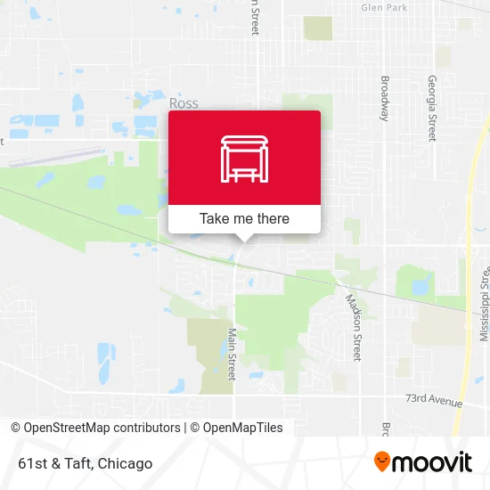 61st & Taft map