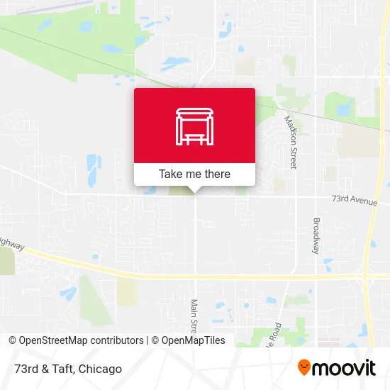 73rd & Taft map