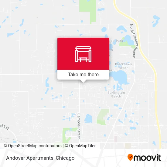 Andover Apartments map