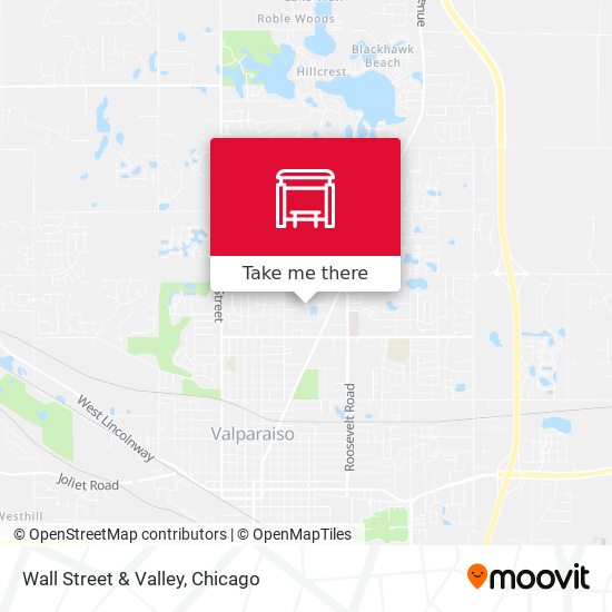 Mapa de Wall Street & Valley