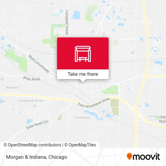 Morgan & Indiana map