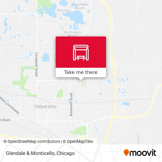 Mapa de Glendale & Monticello