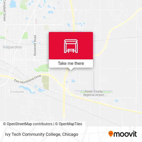Ivy Tech Community College map