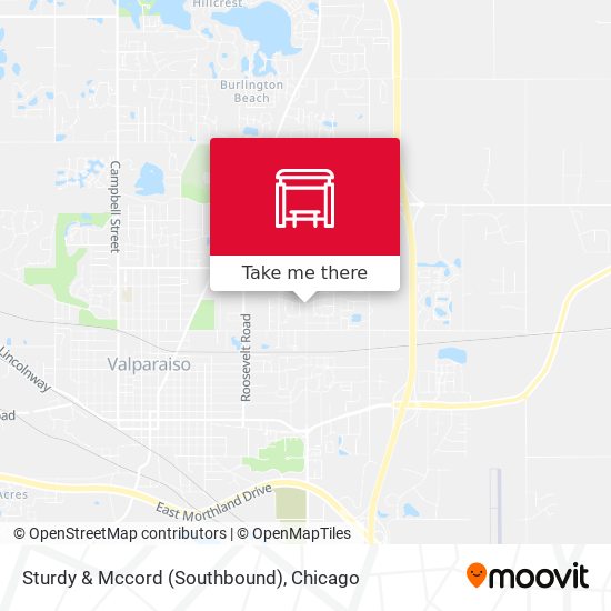 Sturdy & Mccord (Southbound) map