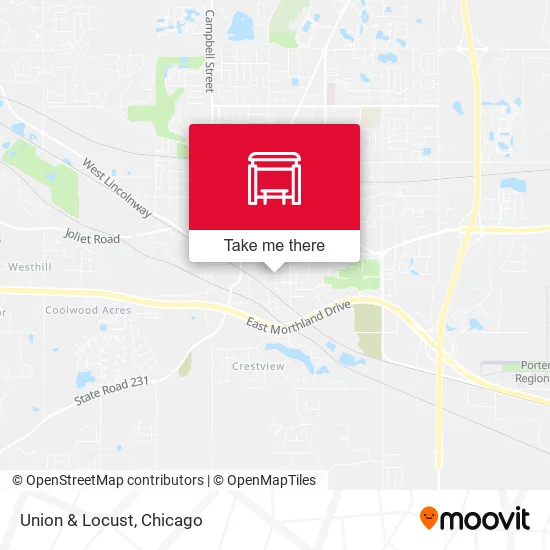 Union & Locust map