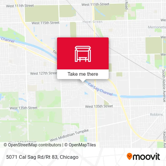 5071 Cal Sag Rd/Rt 83 map