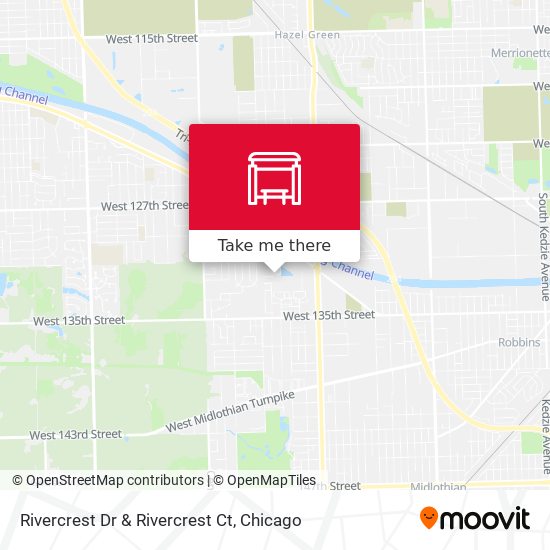 Rivercrest Dr & Rivercrest Ct map