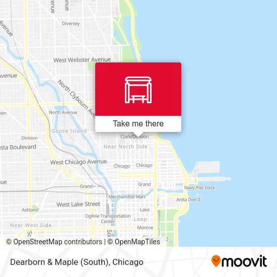 Mapa de Dearborn & Maple (South)