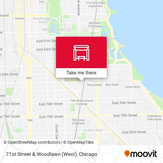 71st Street & Woodlawn (West) map