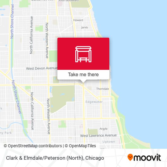 Clark & Elmdale / Peterson (North) map