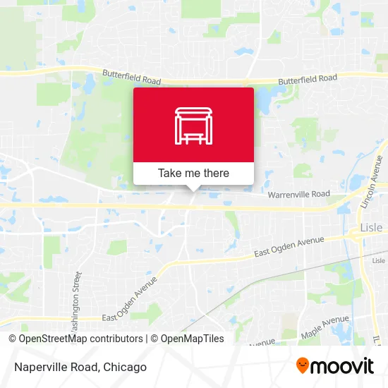 Naperville Road map
