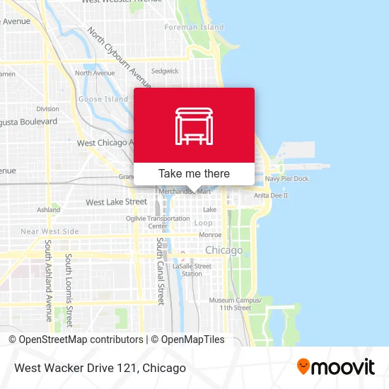 West Wacker Drive 121 map