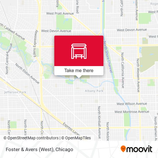 Mapa de Foster & Avers (West)