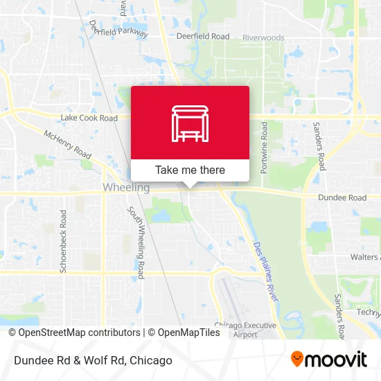 Dundee Rd & Wolf Rd map