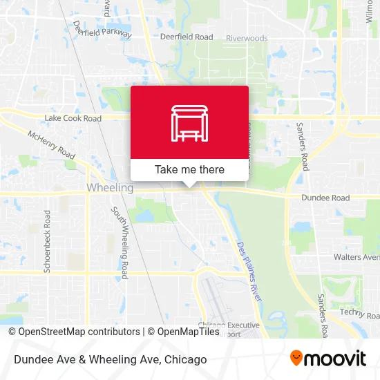 Dundee Ave & Wheeling Ave map