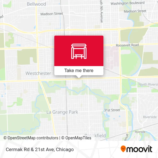 Cermak Rd & 21st Ave map