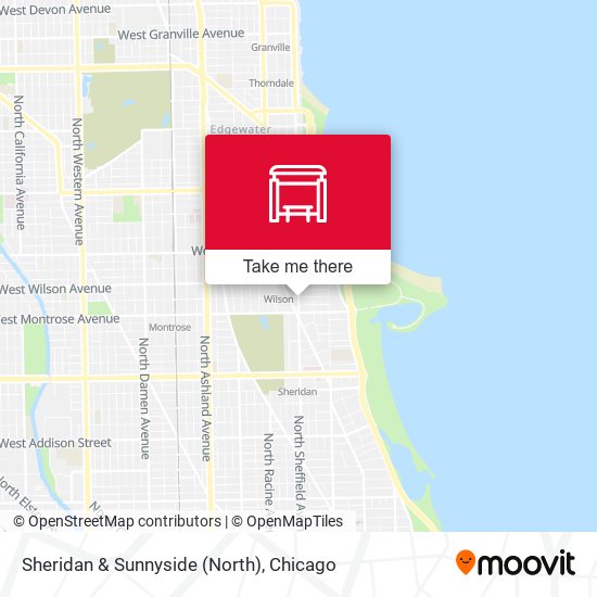 Sheridan & Sunnyside (North) map